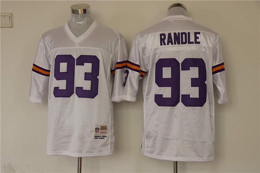 Men's Minnesota Vikings John Randle Mitchell & Ness White Legacy Jersey